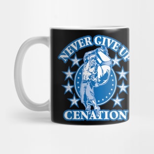 John Cena Never Give Up Cenation Mug